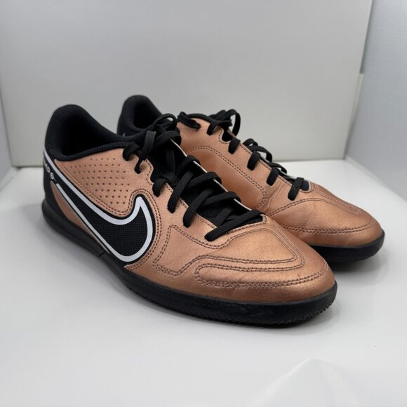 Nike Tiempo Legend 9 Soccer Shoes Mens 7.5 Copper Brown Indoor Court DA1189-810 - Picture 4 of 11